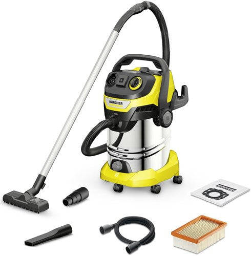 Karcher wd 6 p s v-30 6 22 t nat- en droogzuiger | 1300 w | 30l - 1.628-360.0