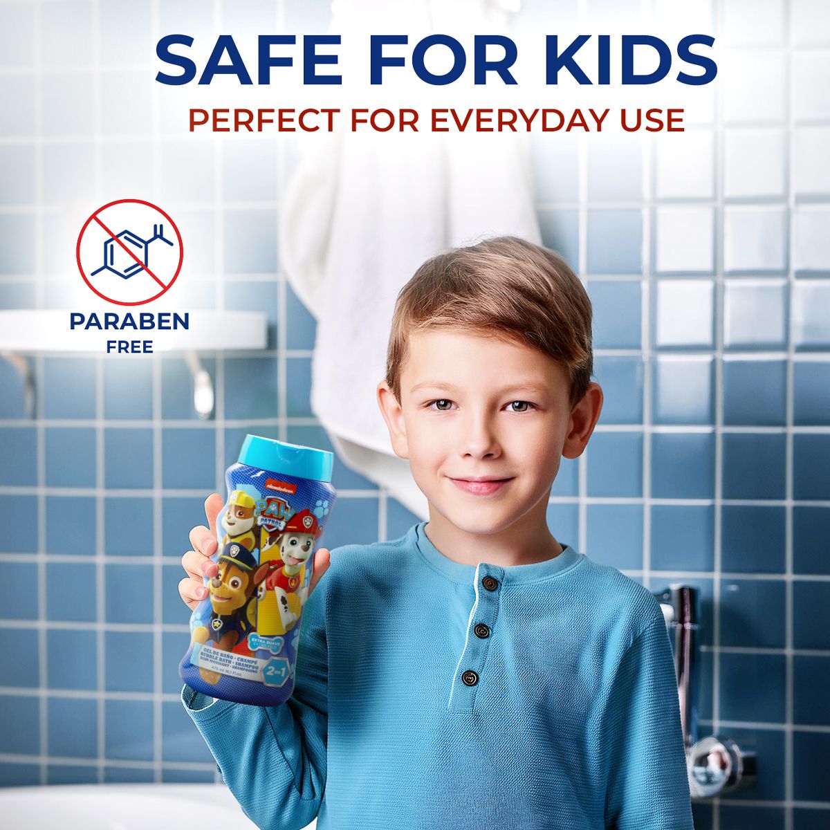 Paw Patrol 2 in 1 bad douchegel + shampoo 475ml