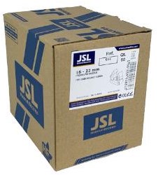 Enzo Klembeugel 25-28mm koppelbaar grijs jsl doos(50) - 4113298