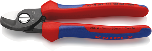 Knipex 95 12 165 sb kabelschaar | meer-componentengrepen | gebruineerd | 165 mm - 95 12 165 sb