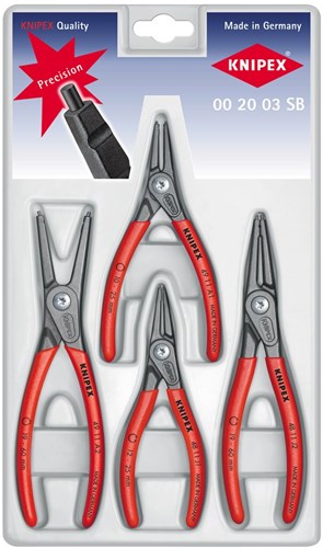 Knipex borgveertangen set type 48 + 49 4-delig - 00 20 03 sb - 002003sb
