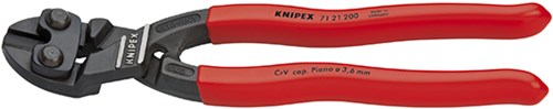 Knipex boutensnijtang cobolt 20° | gebogen kop - 7121200