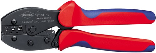 Knipex crimp hefboomtang niet geïs.open stekker - 97 52 35 sb 975235sb