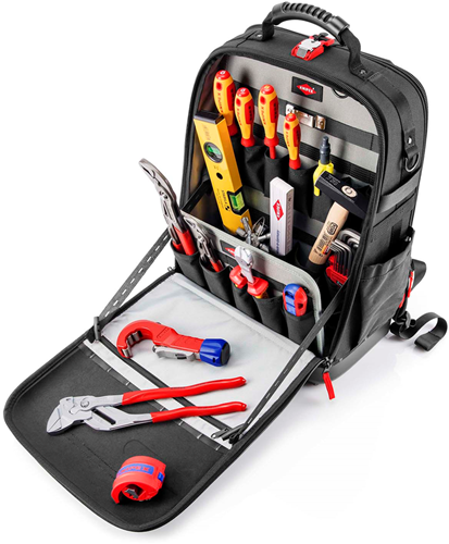 Knipex gereedschapsrugzak modular x18 voor sanitair | 17-delig - 00 21 50 s