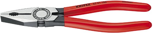 Knipex kombitang zwart geatramenteerd met kunststof bekleed 250 mm - 0301250