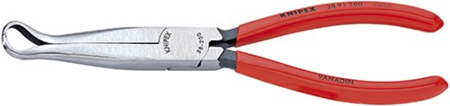 Knipex mechanikatang 45 gr.halfronde bek 200 mm - 3891200