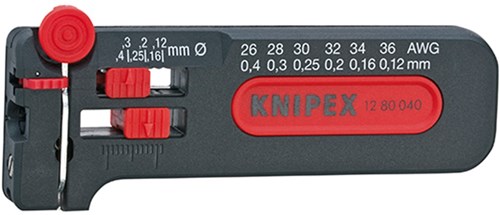 Knipex ontmantelingsgereedschap 0,12-0,4 mm - 12 80 040 sb - 1280040sb
