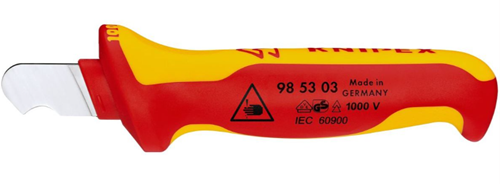 Knipex ontmantelingsmes | voor ronde kabels | 155 mm - 985303