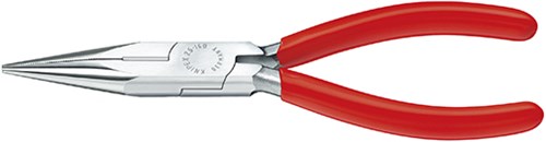Knipex platspitse tang met zijsnijder verchroomd 125 mm - 2503125