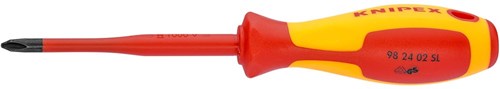 Knipex schroevendraaier phillips ph 2 vde - 98 24 02 sl - 982402sl