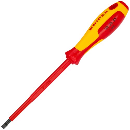 Knipex schroevendraaier sleuf 5,5x1,0 mm vde - 98 20 55 sl - 982055sl