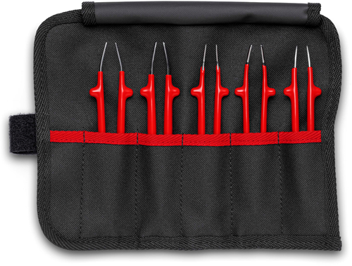 Knipex universele pincetten-set | geïsoleerd | 5-delig - 92 00 04