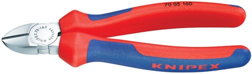 Knipex zijsnijtang verchroomd met meer-componentengrepen 125 mm - 7005125
