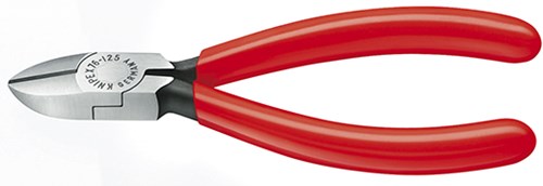 Knipex zijsnijtang zwart geatramenteerd 125 mm - 7601125