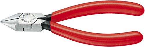 Knipex zijsnijtang zwart geatramenteerd 125 mm - 7681125