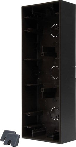 Enzo Kopp hk07 pure mat zwart 3 voudig opbouwdoos - 4624820