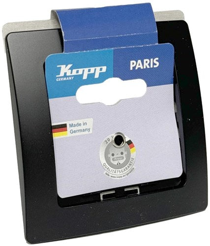 Enzo Kopp paris mat zwart 1 voudig afdekraam - 4625330