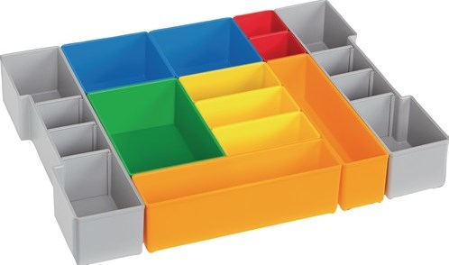 L-BOXX indelings-set | b378xd313xh65 mm | blauw geel rood oranje groen grijs | blauw geel rood oranje groen grijs | 1 stuk - 6000010097 - 6000010097