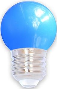 Enzo Led kogellamp e27 blauw 1w - led0156