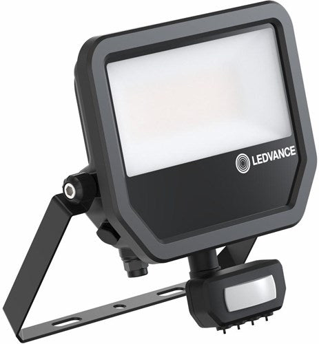 Enzo Ledvance led bouwlamp 50w 3000k zwart + sensor - 5017580