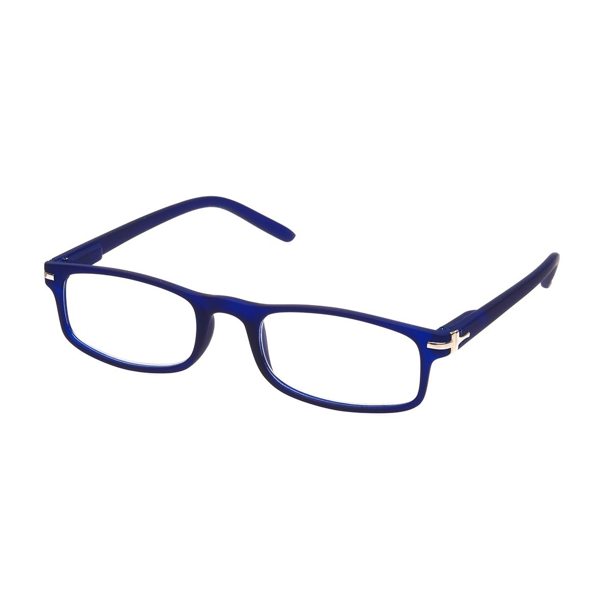 Spectrum leesbril mat blauw rechthoekig 1.50
