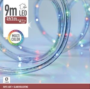Enzo Lichtslang 9m 24 led multi color - 5810160