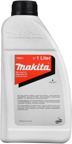 Makita Accessoires kettingzaagolie 1ltr - 195093-1 - 195093-1