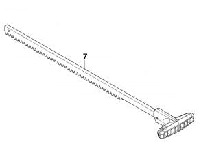 Makita Accessoires 142042-9 drukstaaf - 600mm - tbv dcg180zxk - 142042-9