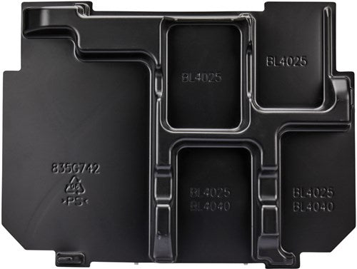 Makita Accessoires 835g74-2 | kofferinzet inlay startset accu lader xgt mbox1, dc40ra, bl4025 - 835g74-2