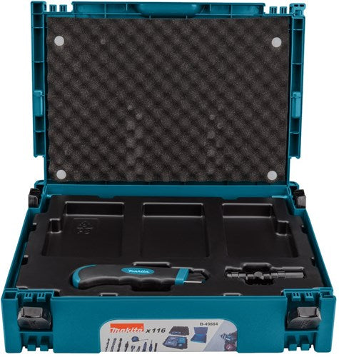 Makita Accessoires b-49884 boor- schroefbitset | 116-delig | in mbox1 - b-49884