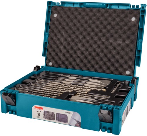 Makita Accessoires b-53877 | boor en beitelset sds-plus | 17-delig | in mbox1 - b-53877
