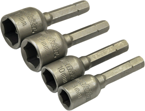 Makita Accessoires doppenset 8 10 12 13x50mm - b-57554 b-57554