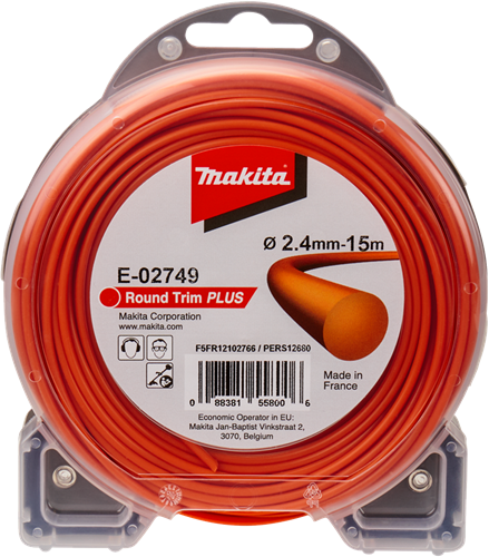Makita Accessoires maaidraad 2,4x15m rond - e-02749 e-02749