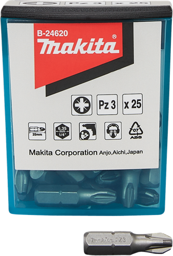 Makita Accessoires schroefbit pz3x25mm - b-24620 b-24620