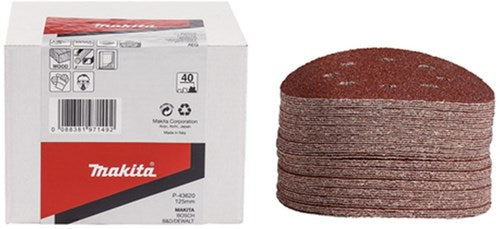 Makita Accessoires schuurschijf k80 125 red v. - p-43642