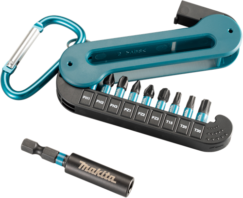 Makita Accessoires slagschroefbitset 10-delig - e-12005 - e-12005
