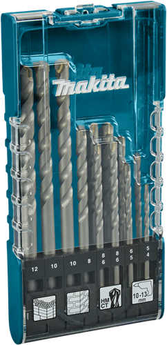 Makita Accessoires steenborenset 12-delig - d-77126 - d-77126