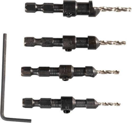 Makita Accessoires verzinkboor quad driver-set - d-73455 - d-73455