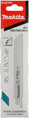 Makita Accessoires reciprozaagblad bi-m 152mm - s922ef - b-05169