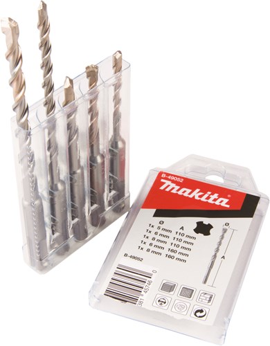Makita Accessoires p2s sds-plus 5 6 8x110 6 8x160 - b-49052