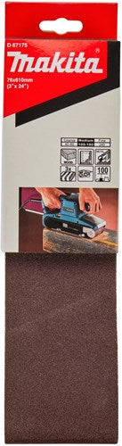 Makita Accessoires d-67175 | schuurband | red k100 | 76x610 | 3 stuks - d-67175