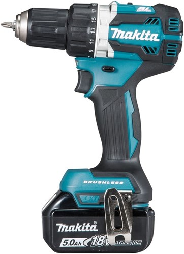 Makita ddf484rf1j 18v boor- schroefmachine koolborstelloos 3,0 ah accu (1 st), snellader, mbox