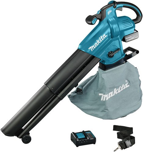 Makita dub187t001 | lxt 18 v bladblazer -zuiger | 5,0 ah (1 st) | lader - dub187t001