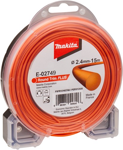 Makita Accessoires maaidraad 2,4x15m rond - e-02749 e-02749