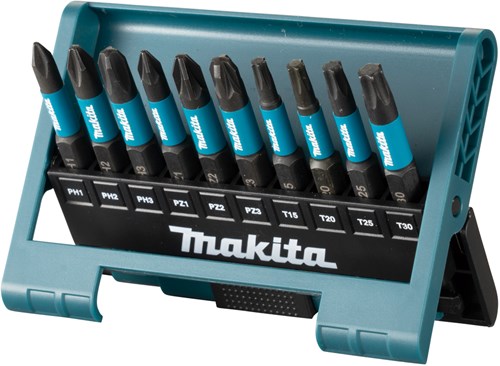 Makita Accessoires e-12011 slagschroefbitset | 10-delig | x impact black - e-12011