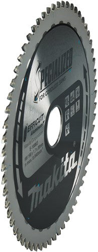 Makita Accessoires afkort- en cirkelzaagblad aluminium | efficut 190x30(20)mm 60t 0g - e-16863 e-16863
