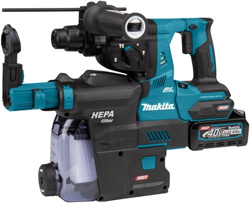 Makita hr003gm202 | accu combihamer 40v max | sds-plus | incl. 2x 4.0ah accu + lader | in mbox