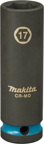 Makita krachtdop impact black, 1 2 17mm lang - e-16477