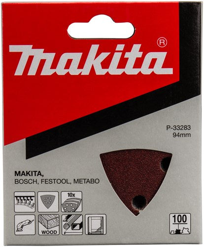 Makita Accessoires schuurvel 3-k k100 red v. - p-33283