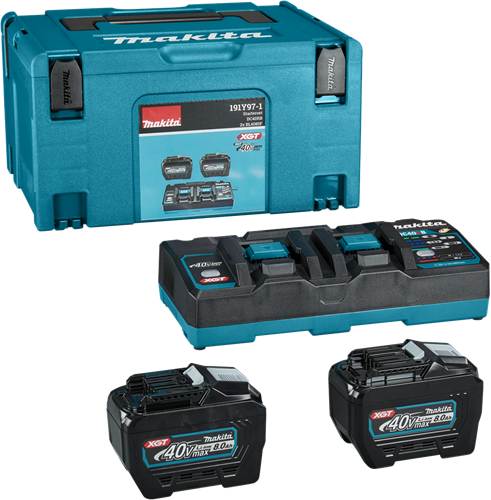 Makita startset xgt dc40rb 2xbl4080f - 191y97-1 - 191y97-1